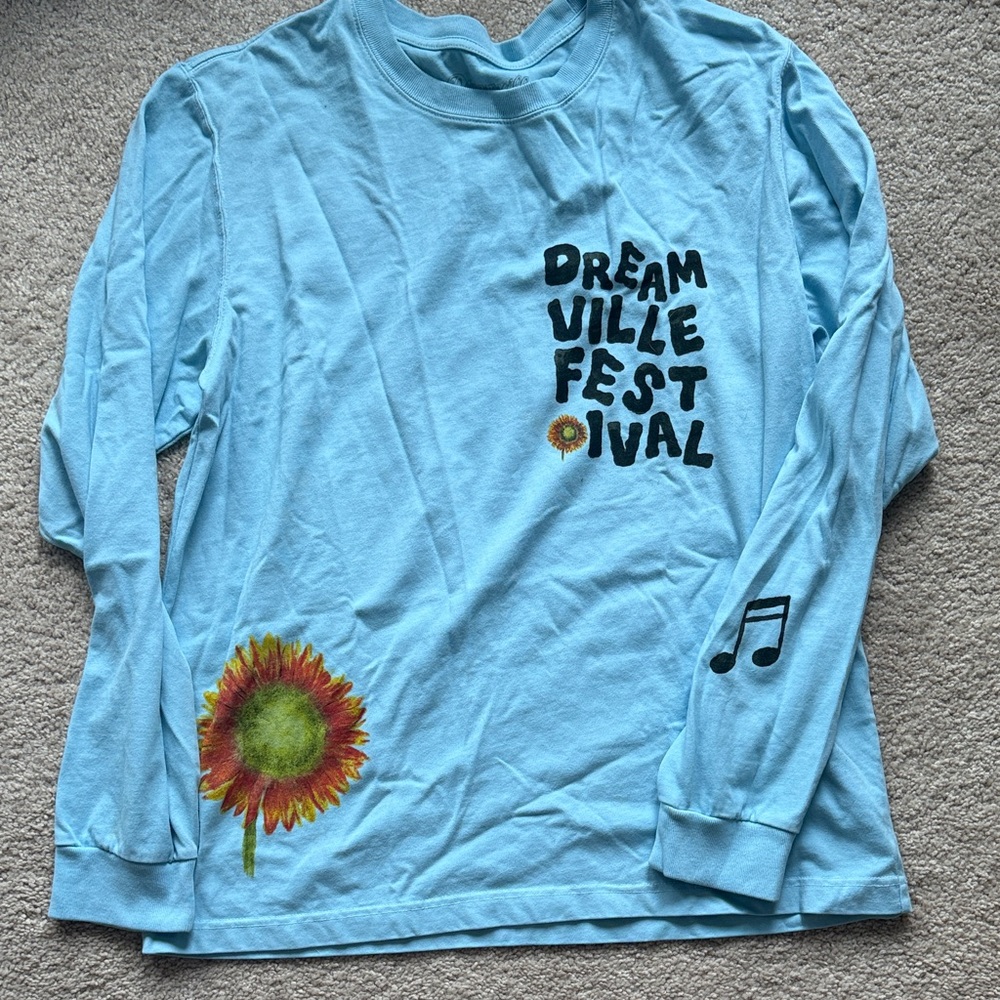 Dreamville Festival Blue Long Sleeve Shirt